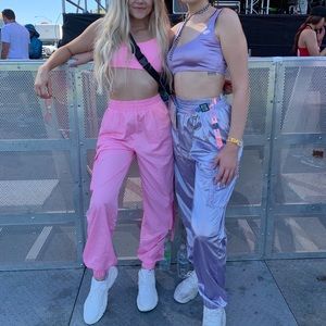 Tiger mist pants and matching top